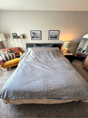 Brooklinen Classic cotton Duvet Cover Tencel Duvet Cover in Grey - King Size